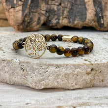 Charger l&#39;image dans la galerie, Bracelet Zen en oeil de tigre