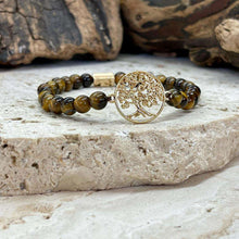 Charger l&#39;image dans la galerie, Bracelet Zen en oeil de tigre