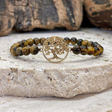 Charger l&#39;image dans la galerie, Bracelet Zen en oeil de tigre
