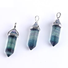 Charger l&#39;image dans la galerie, Collier pendule en fluorite